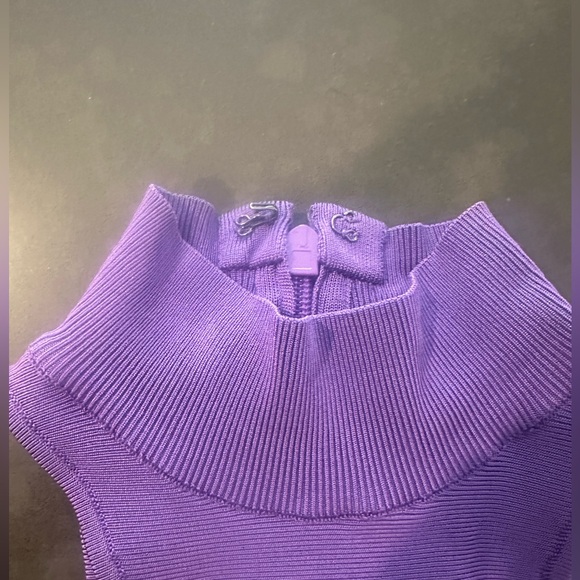 Herve Leger Icon Racer Mini Dress - Picture 4 of 7